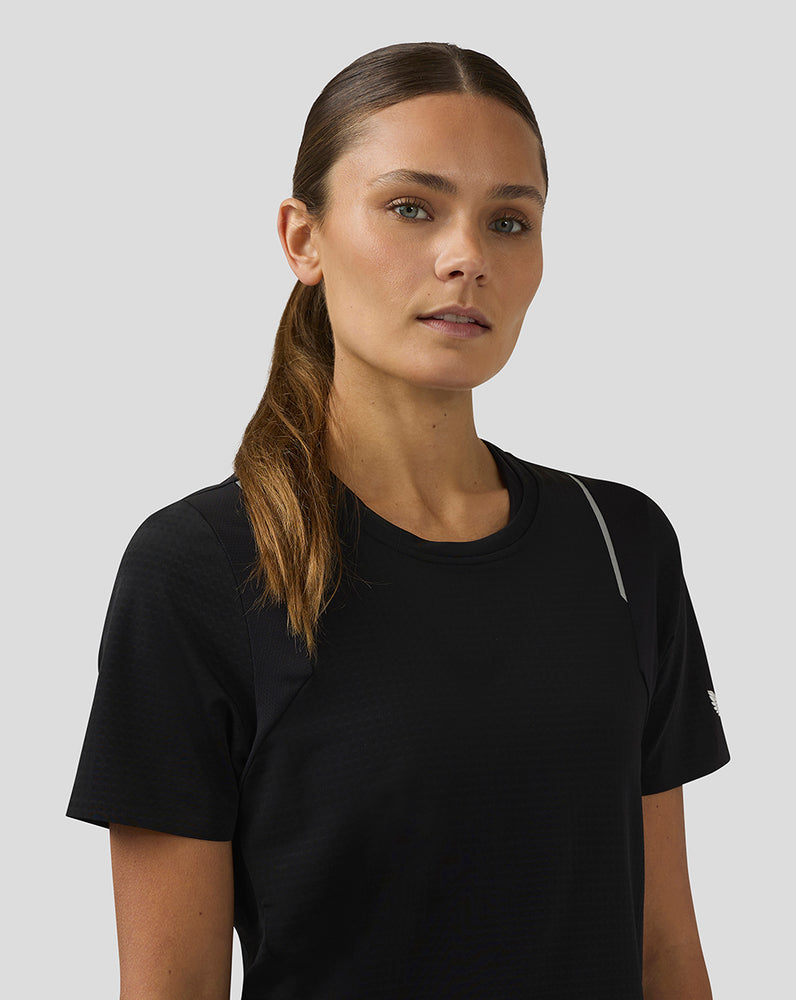 Women’s Apex Short Sleeve Aeromesh Training T Shirt – Black