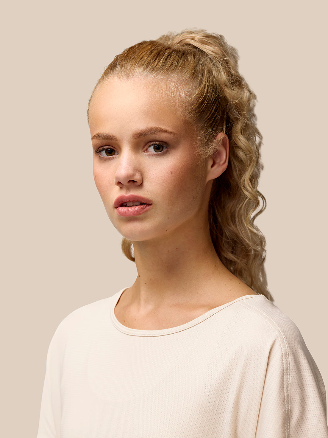 Flow Training T-Shirt - Beige - Beige