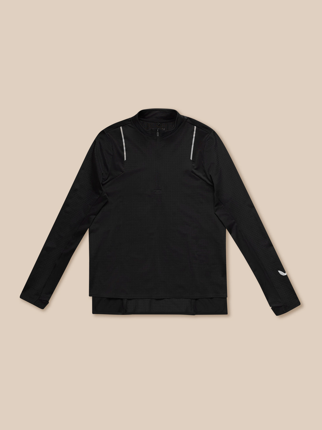 Apex Trainings-1/4-Zip-Oberteil – Schwarz - Black