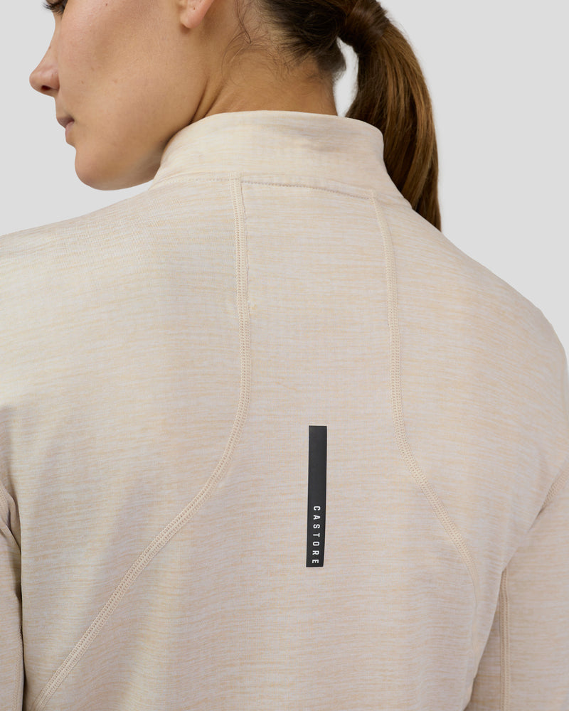 Women’s Flow Training Fleece ½ Zip Top - Beige