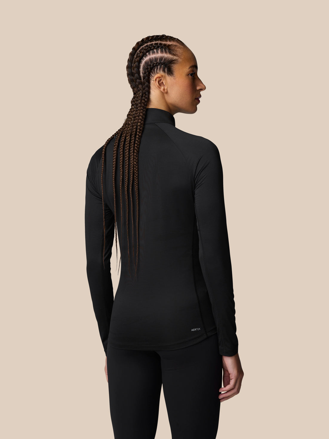 Adapt Training 1/2-Zip-Oberteil - Schwarz - Schwarz