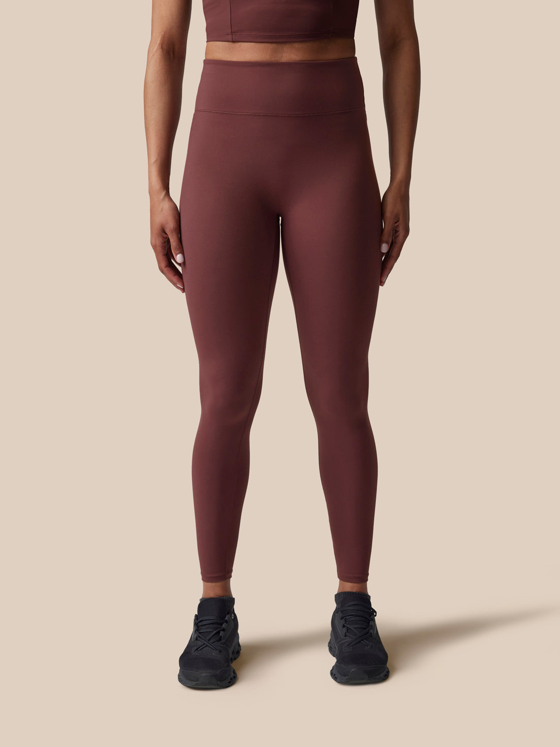 Women's Castore x Paul Smith Slim Fit Performance Leggings - Purple - Deep Damson