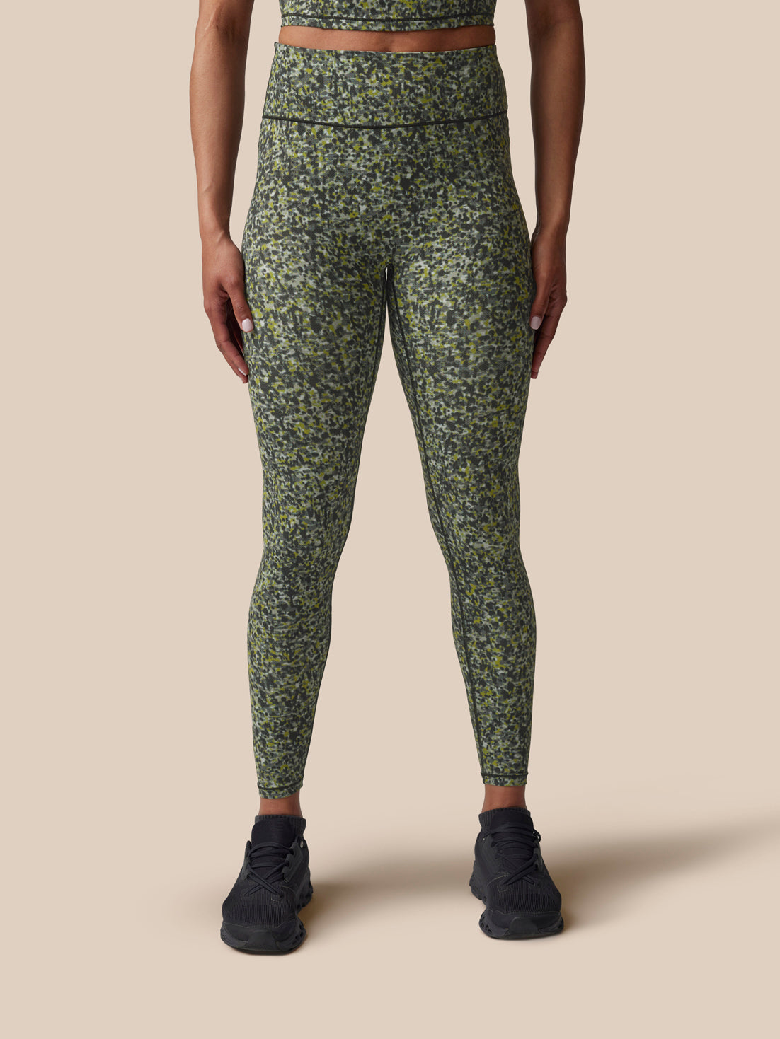 Women’s x Paul Smith Performance Leggings - Charcoal/Multi - Charcoal/Multi
