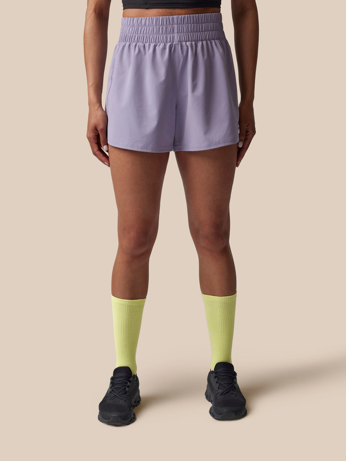 Women's Castore x Paul Smith High-Waisted 4" Shorts - Mauve - Mauve