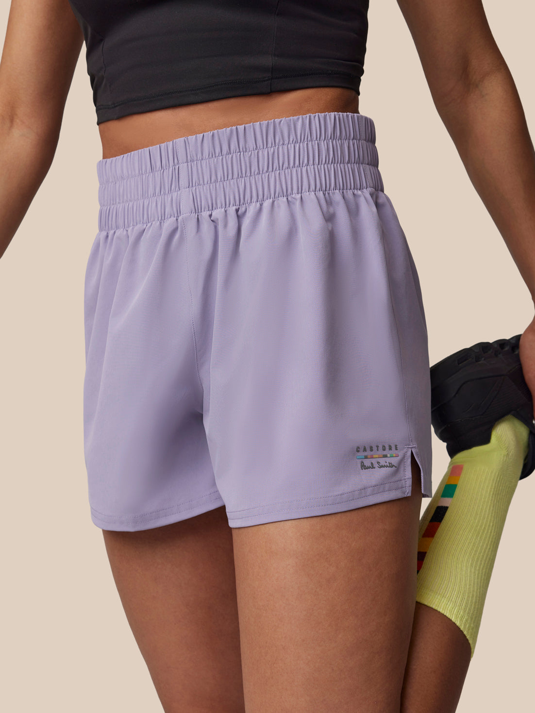 Women's Castore x Paul Smith High-Waisted 4" Shorts - Mauve - Mauve