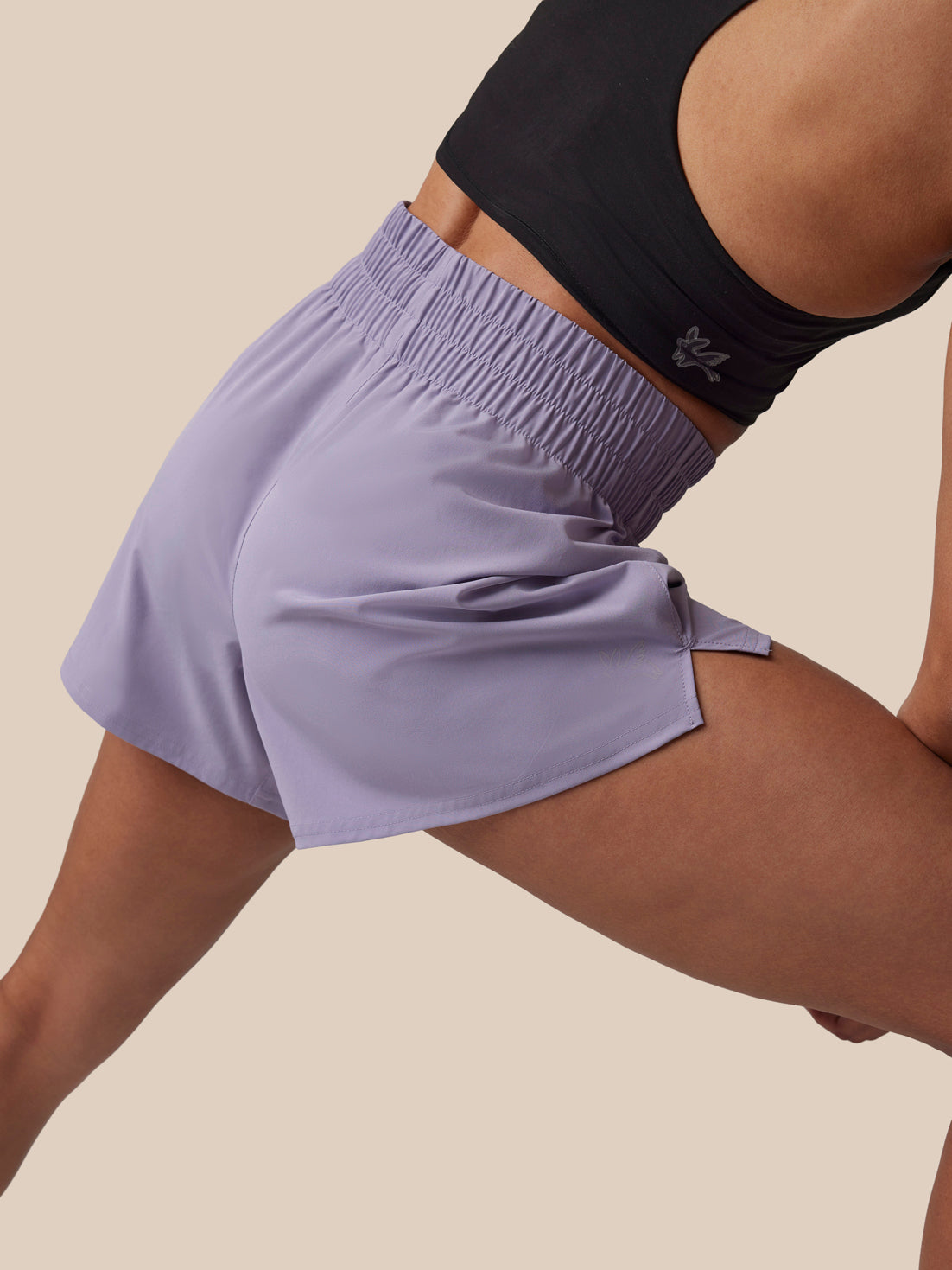 Women's Castore x Paul Smith High-Waisted 4" Shorts - Mauve - Mauve