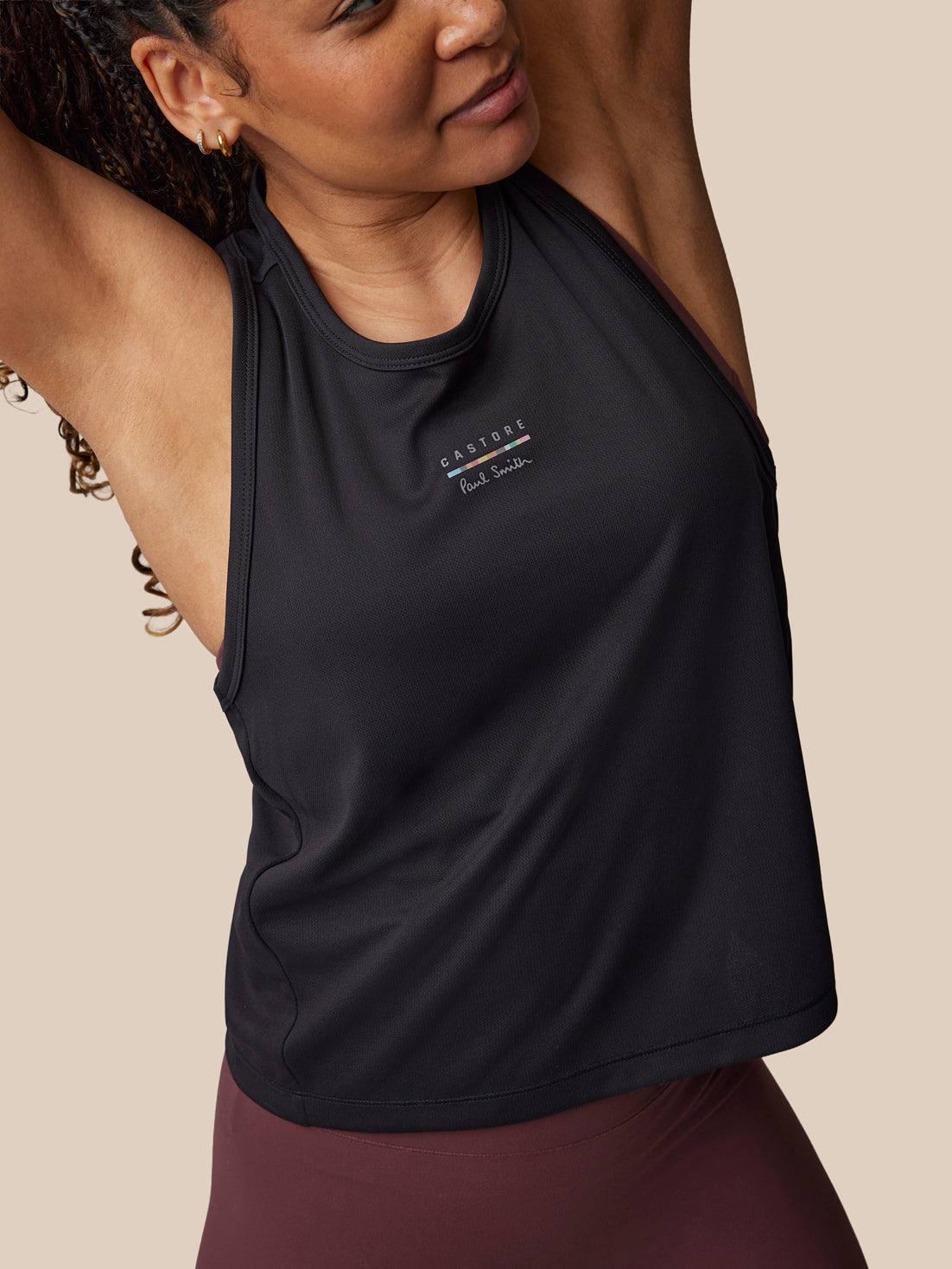 Women’s x Paul Smith Performance Tank Top - Black - Black