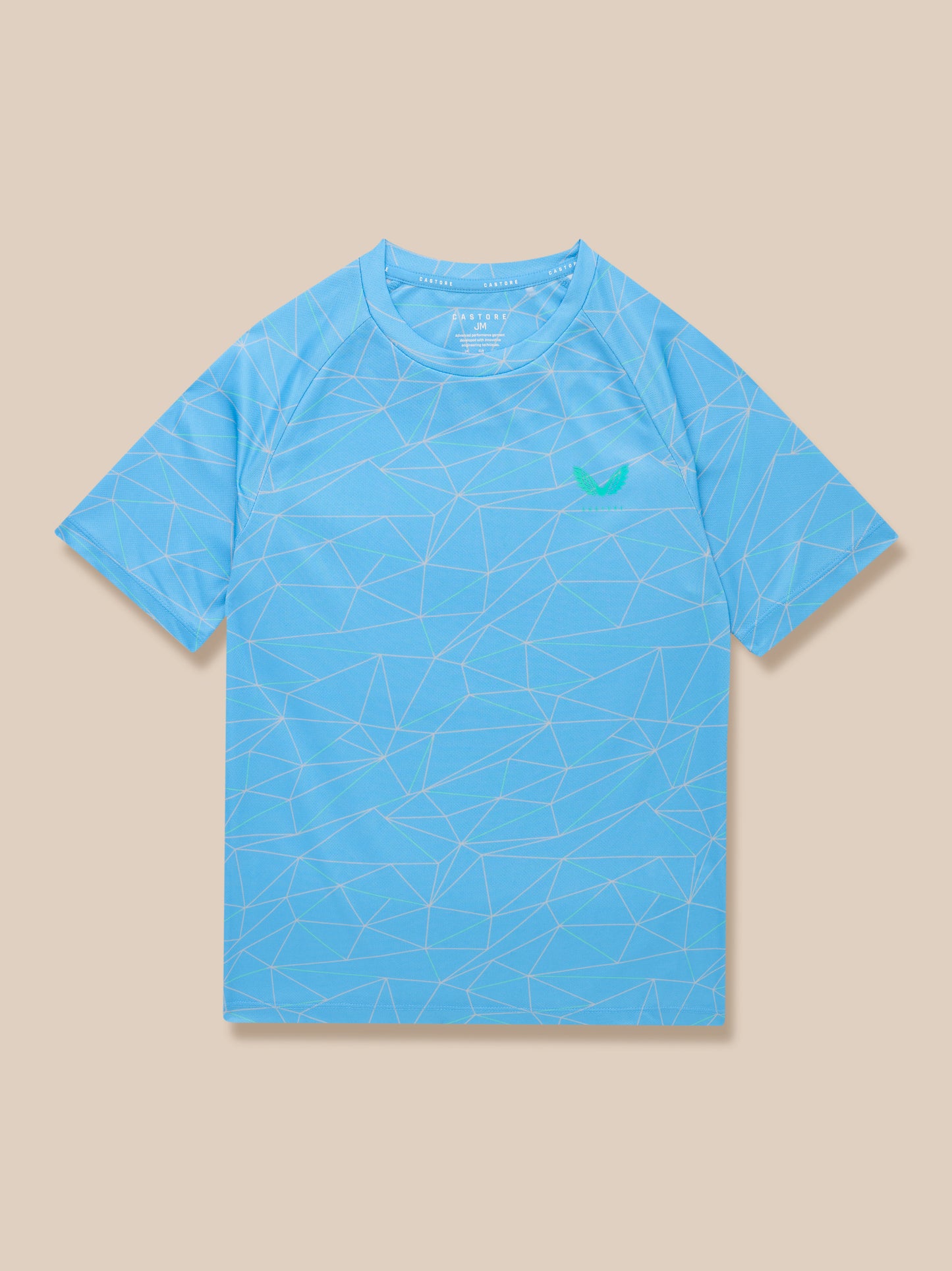 Junior’s Adapt All Over Print Short Sleeve T-Shirt - Cool Blue/Aqua