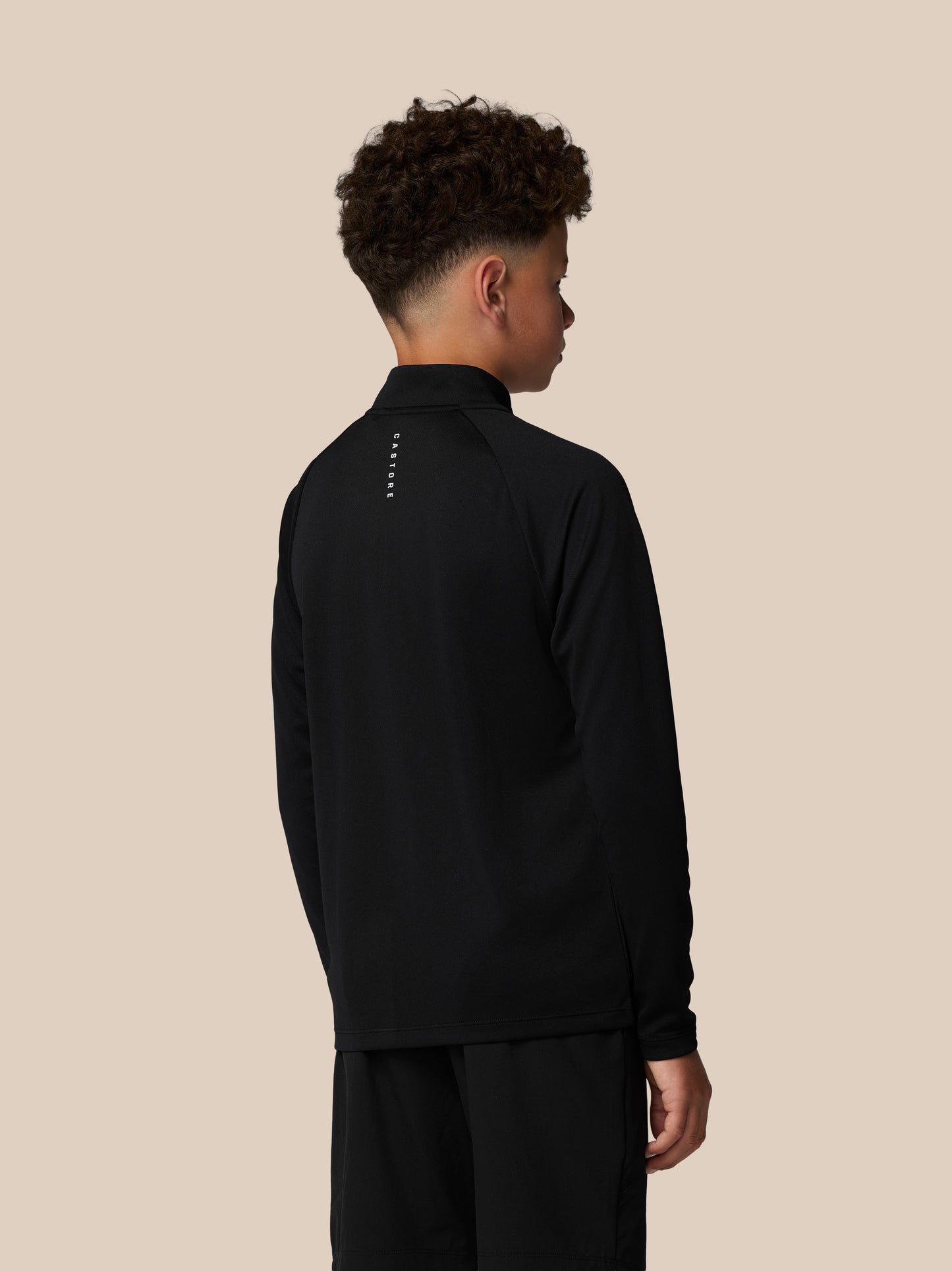 Junior’s Adapt Lightweight Quarter Zip - Black
