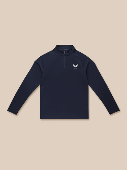 Junior’s Adapt Lightweight Quarter Zip - Navy