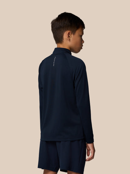 Junior’s Adapt Lightweight Quarter Zip - Navy