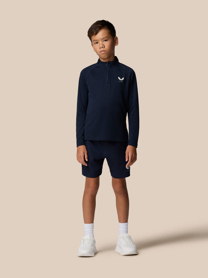 Junior’s Adapt Lightweight Quarter Zip - Navy