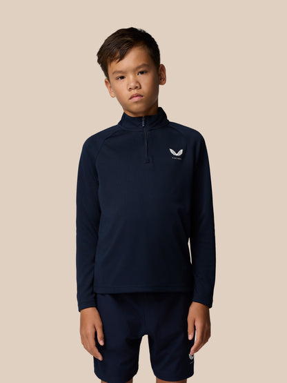 Junior’s Adapt Lightweight Quarter Zip - Navy