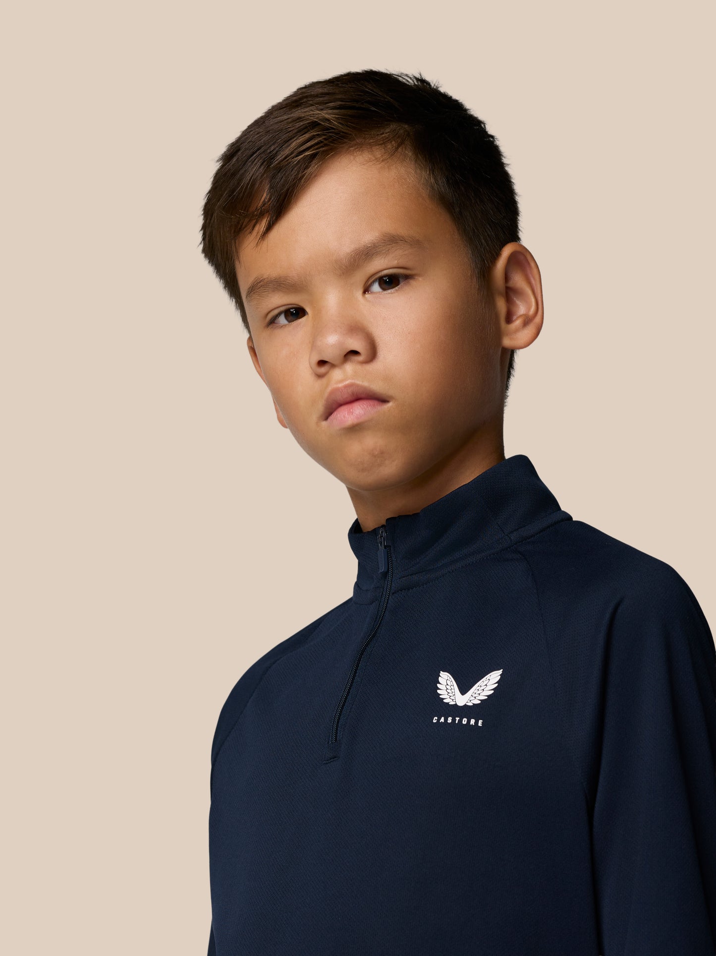 Junior’s Adapt Lightweight Quarter Zip - Navy