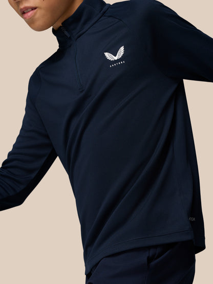 Junior’s Adapt Lightweight Quarter Zip - Navy