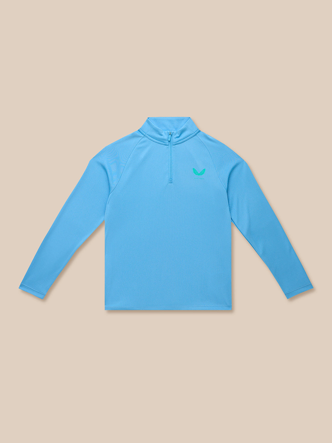 Junior Adapt Training 1/4 Zip Top - Light Blue