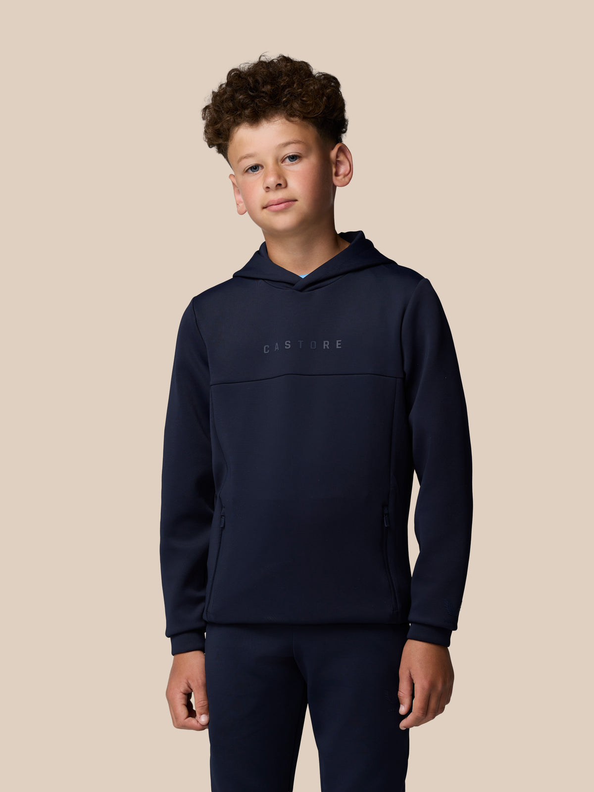 Junior Flex Scuba Langarm-Hoodie (Unisex) - Marineblau - Marineblau