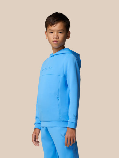 Junior’s Flex Scuba Long Sleeve Hoodie (Unisex) - Cool Blue