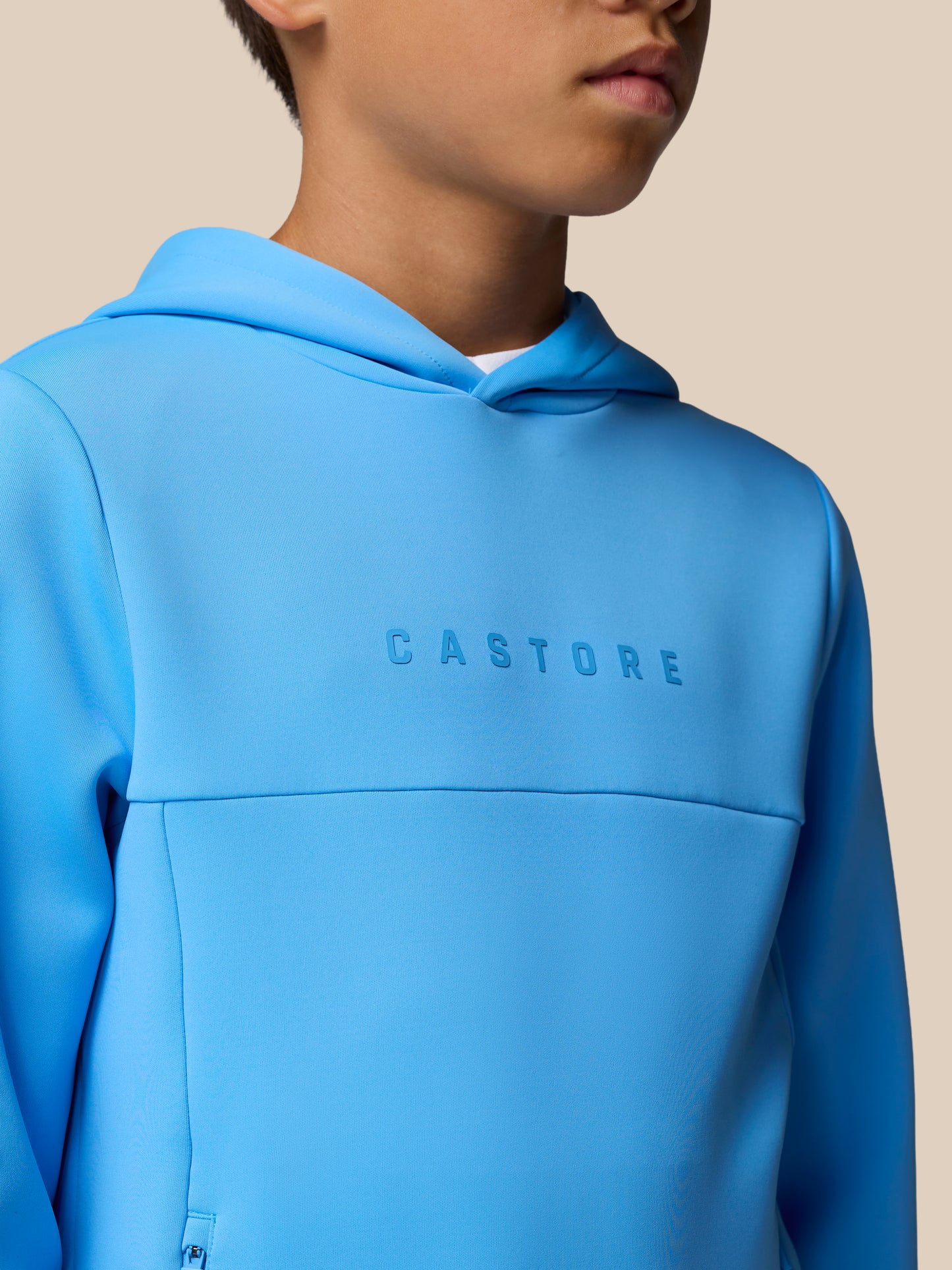 Junior’s Flex Scuba Long Sleeve Hoodie (Unisex) - Cool Blue