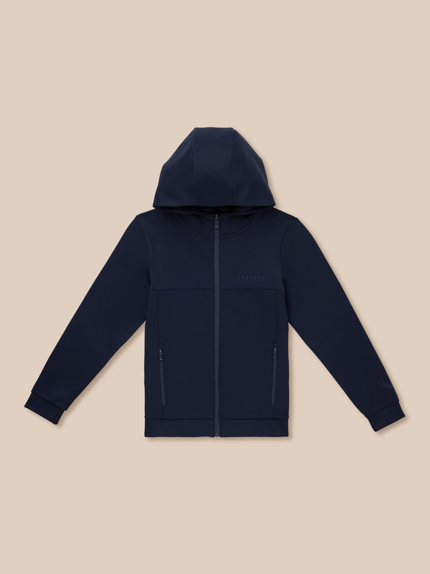 Junior’s Flex Scuba Full Zip Through Long Sleeve Jacket (Unisex) - Navy