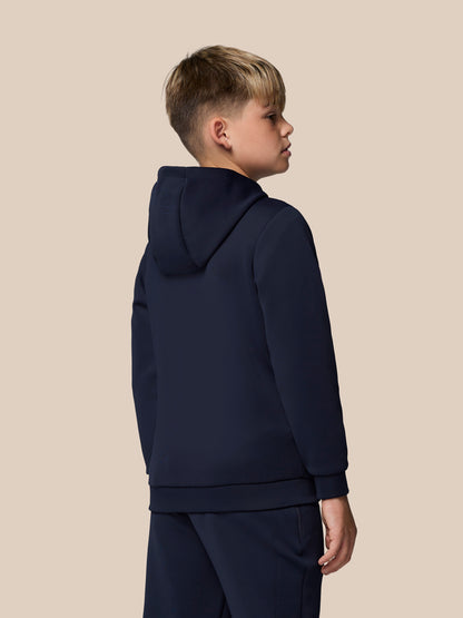 Junior’s Flex Scuba Full Zip Through Long Sleeve Jacket (Unisex) - Navy