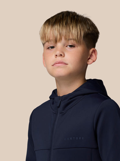Junior’s Flex Scuba Full Zip Through Long Sleeve Jacket (Unisex) - Navy