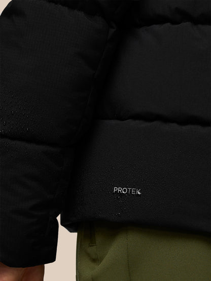 Junior Quilts Lifestyle Puffer Jacket - Black/Mid Grey