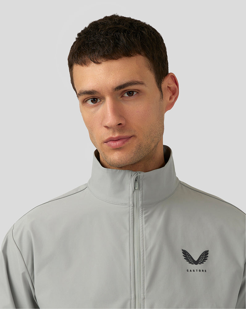 Men’s Golf Long Sleeve Flyweight Jacket – Warm Grey