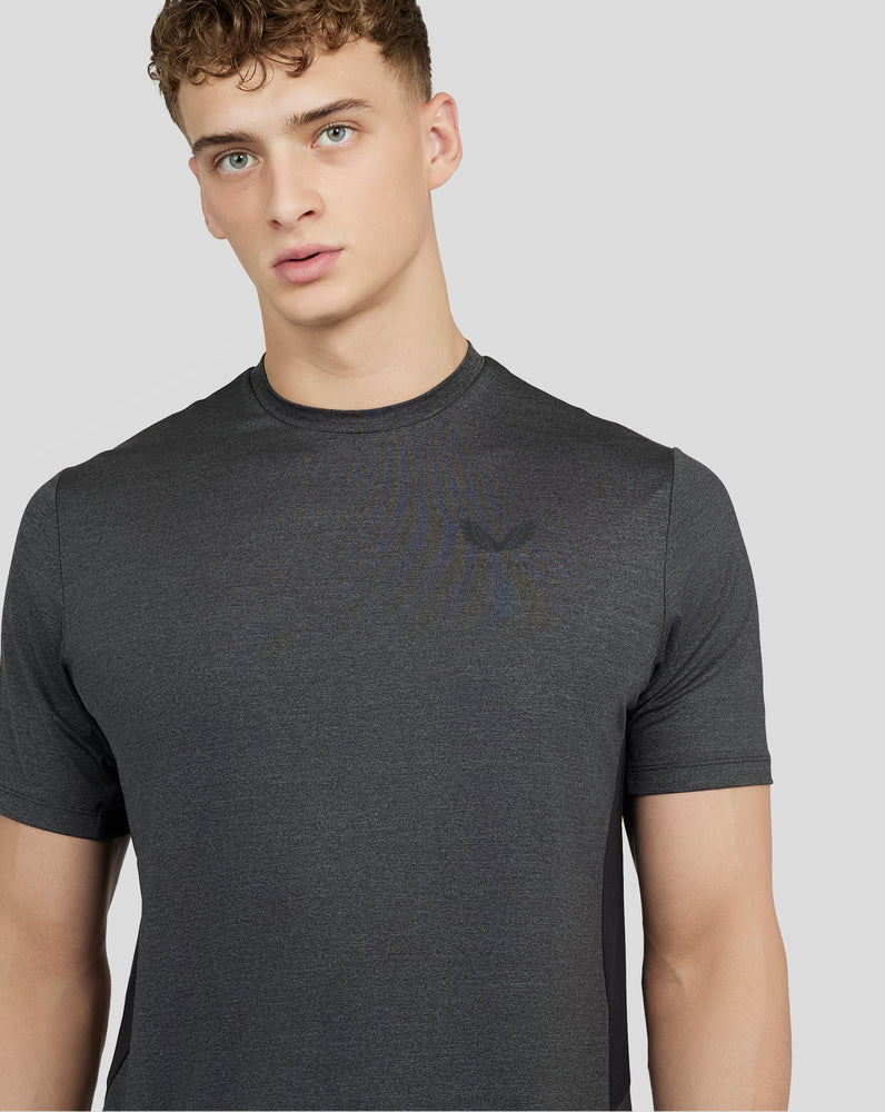 Men's Mesh Mix T-shirt - Charcoal Marl – Castore