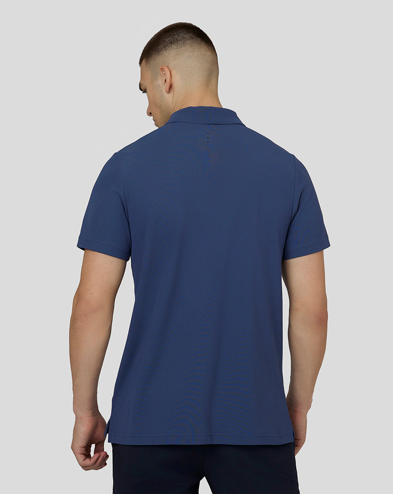 Men's Golf Short Sleeve Essential Polo - Oceana Blue