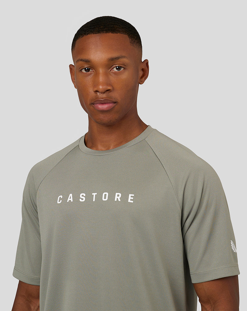 Men's Adapt Short Sleeve Raglan T-Shirt - Khaki – Castore