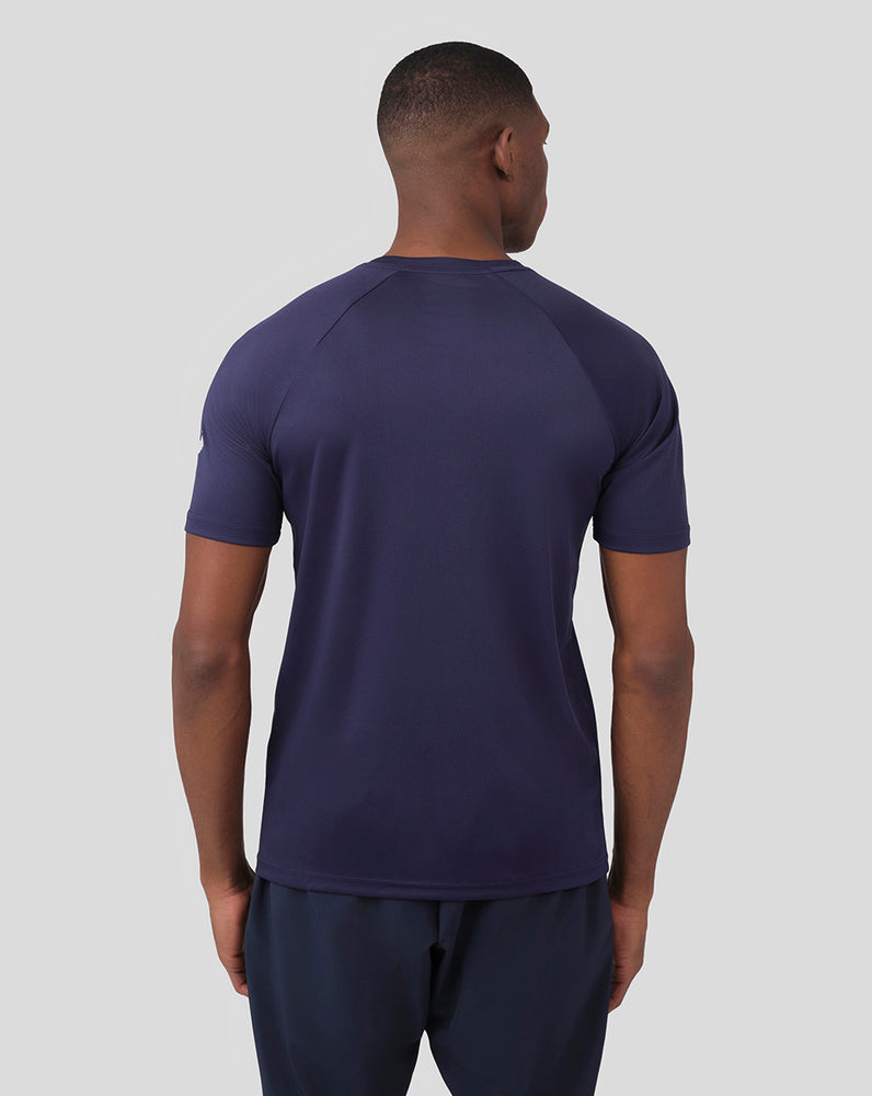 Men's Adapt Short Sleeve Raglan T-Shirt - Navy – Castore
