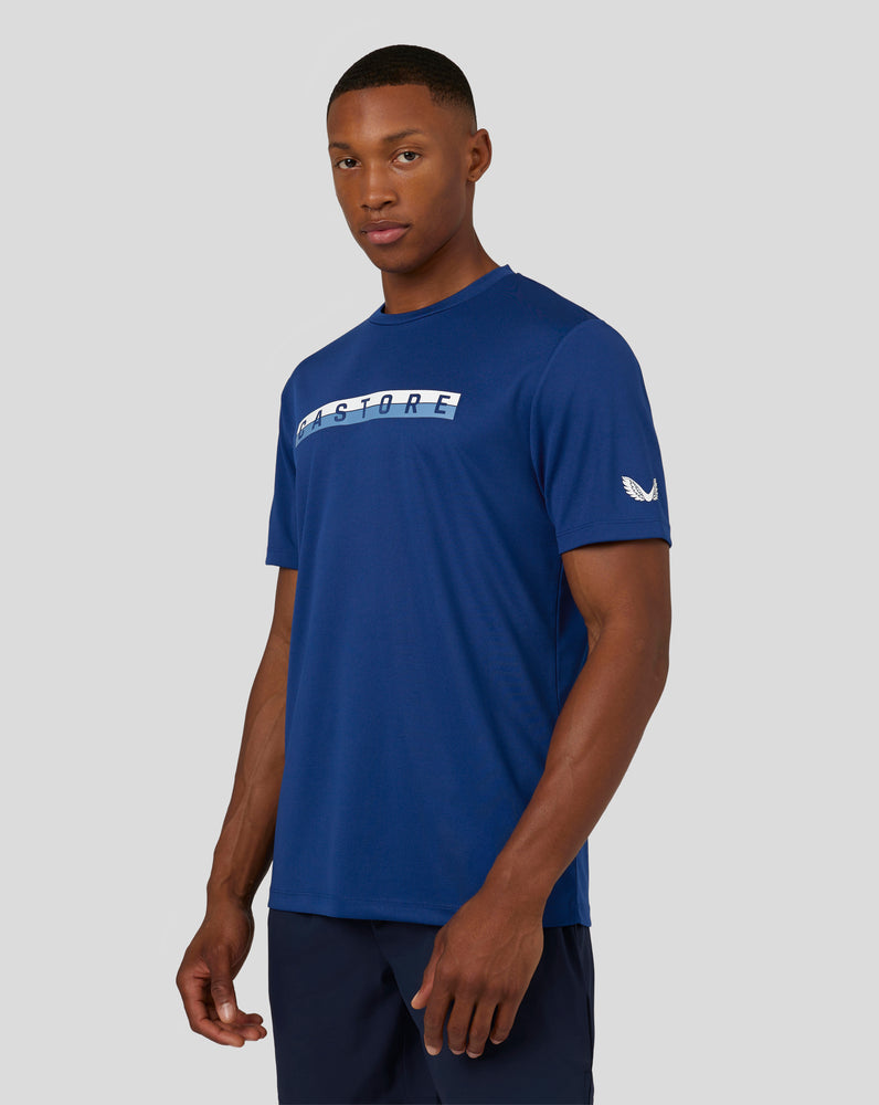 Men's Short Sleeve Graphic Raglan T-Shirt - Ultra Blue