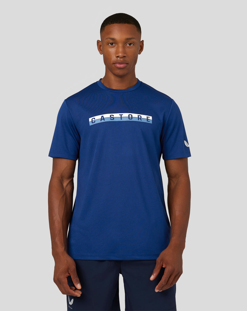 Men's Short Sleeve Graphic Raglan T-Shirt - Ultra Blue
