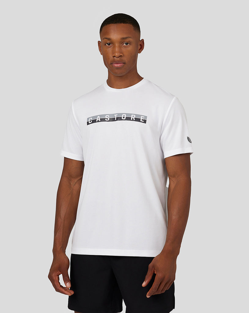 Men's Short Sleeve Graphic Raglan T-Shirt - White