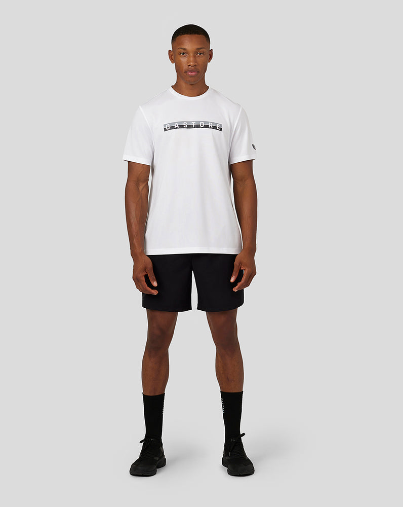 Men's Short Sleeve Graphic Raglan T-Shirt - White – Castore