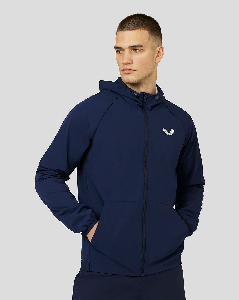 Men's Apex Woven Hoody - Navy