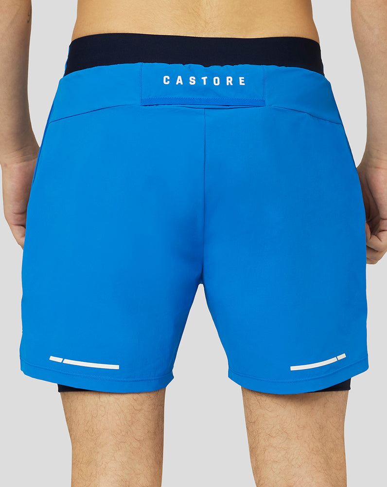 Men's Apex Lightweight 2-In-1 Shorts - Ultra Blue/Navy – Castore