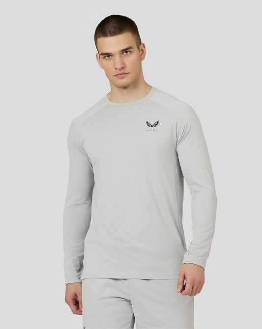 Men's Active Performance Long Sleeve T-Shirt - Light Steel