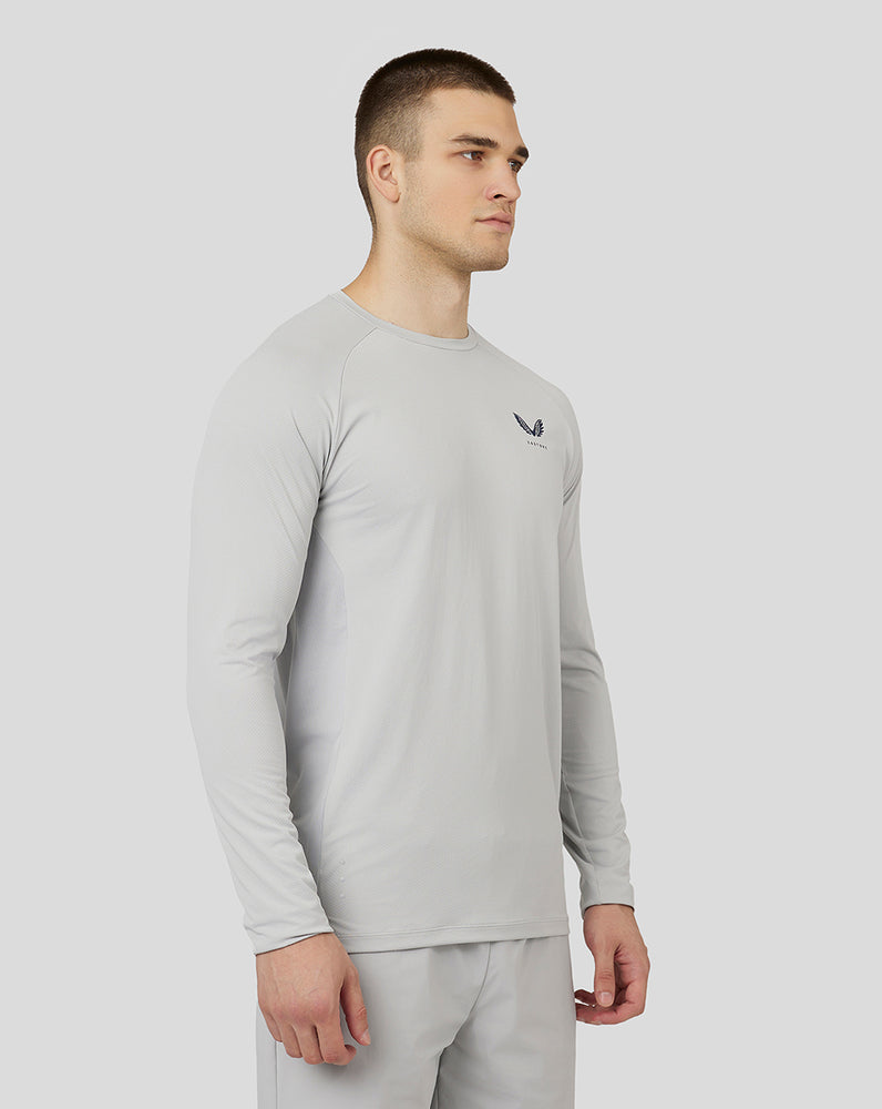 Men's Active Performance Long Sleeve T-Shirt - Light Steel