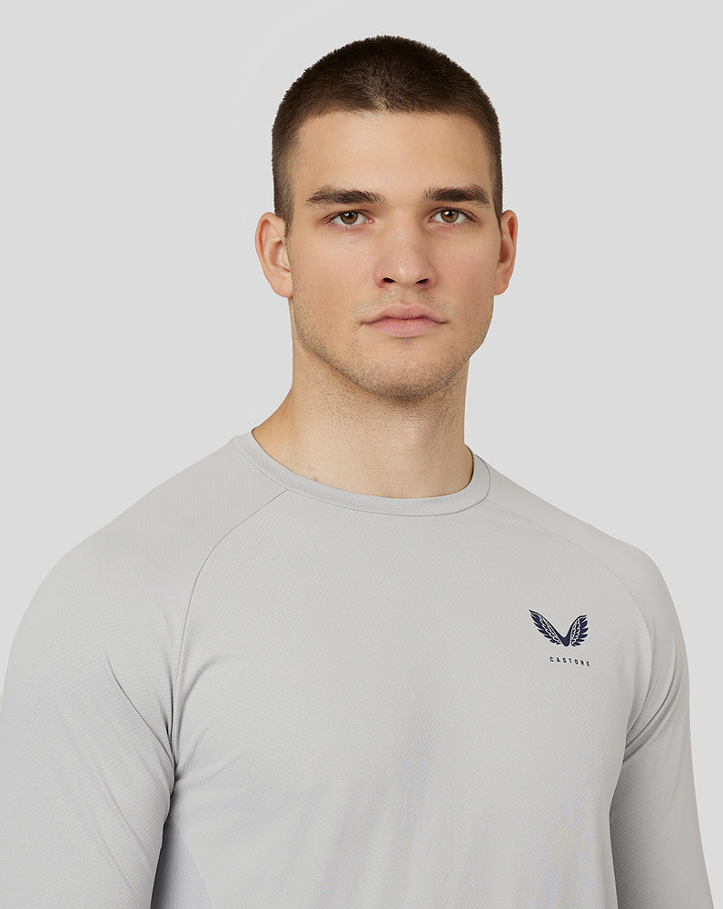 Men's Active Performance Long Sleeve T-Shirt - Light Steel