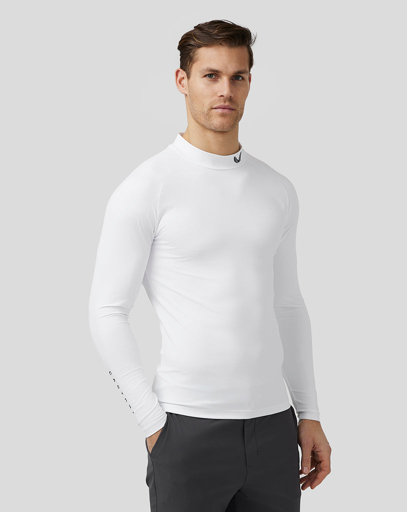 Men's Thermal Long Sleeve Base Layer - Off White