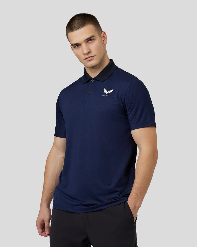 Men's Golf Short Sleeve Breathable Polo - Midnight Navy