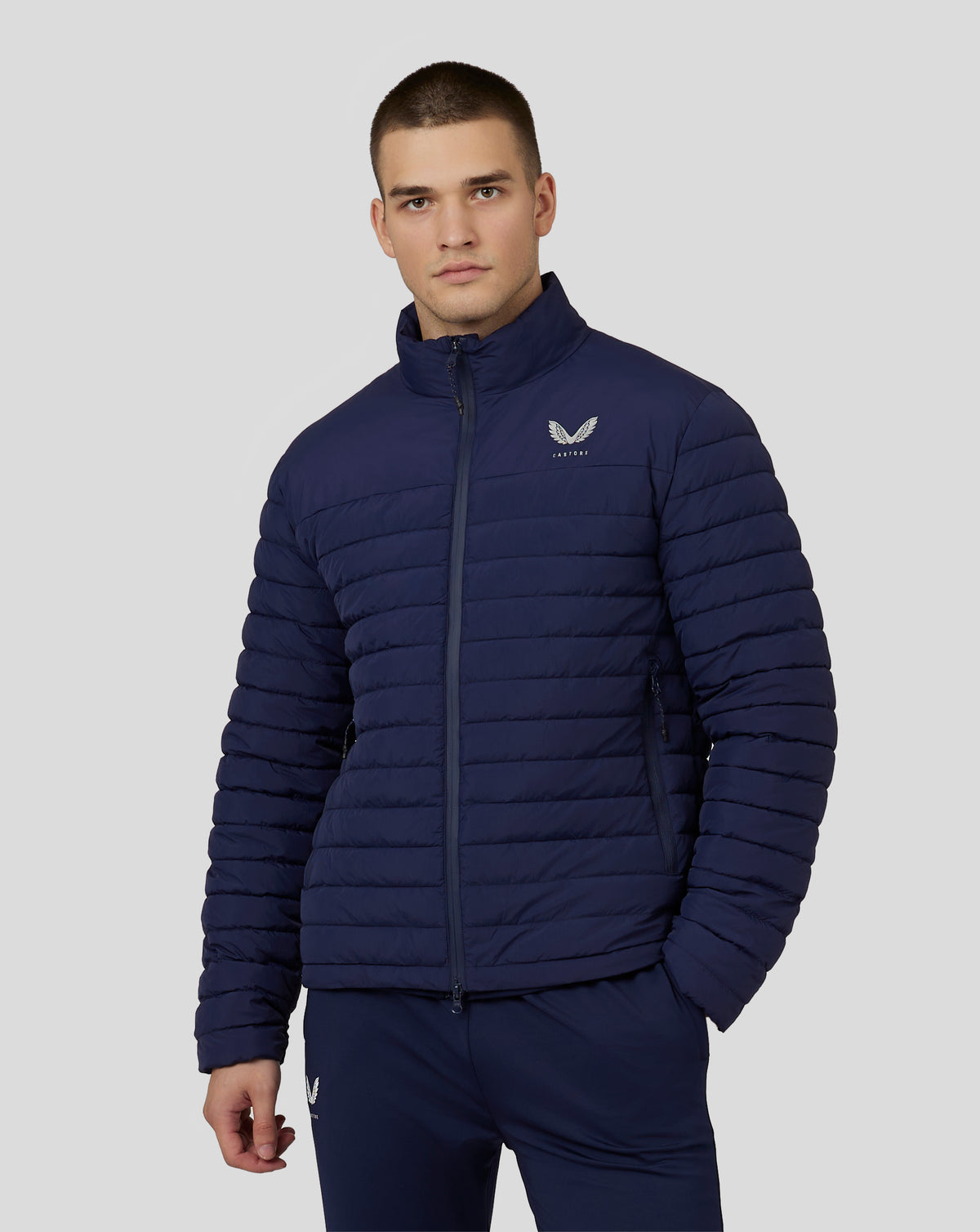 Men’s Puffer Jacket - Navy - Navy