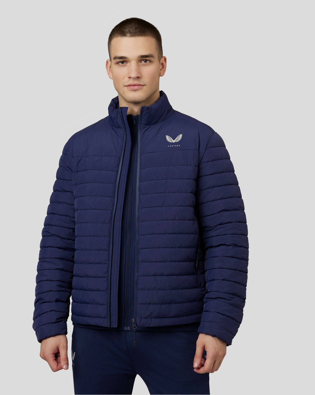 Men’s Puffer Jacket - Navy - Navy