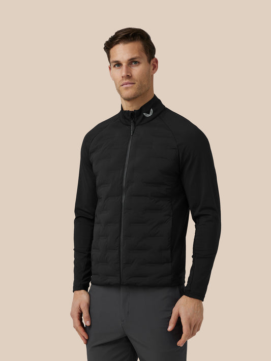 Men's Golf Hybrid Jacket - Black