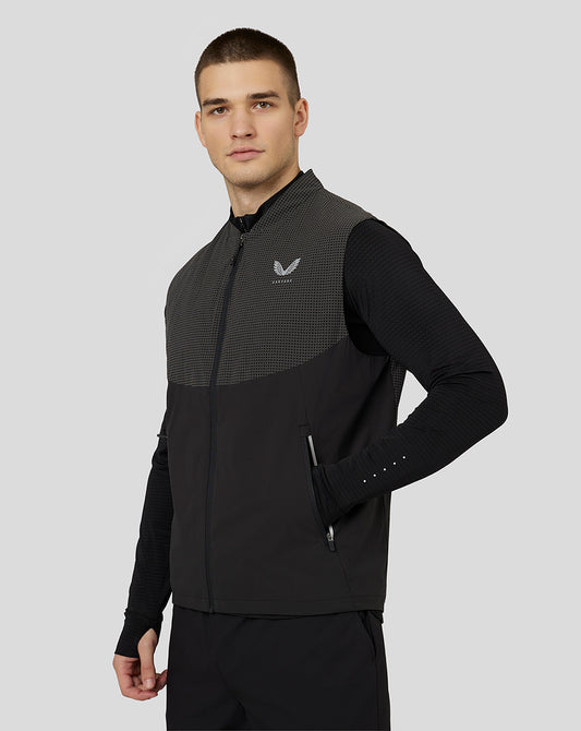 Men’s Light Hybrid Padded Gilet - Reflective Black