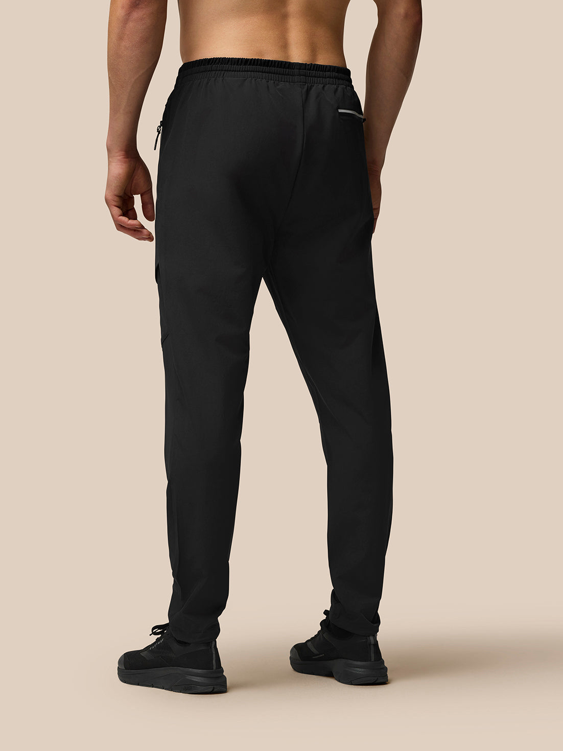 Lightweight Flex Cargo Joggers - Black - Black