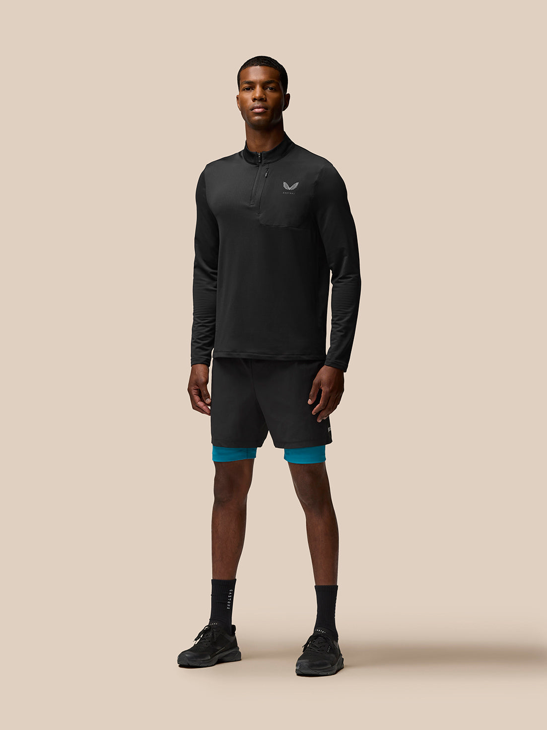 Men’s Flow Lightweight 2-in-1 Shorts - Dark Aqua