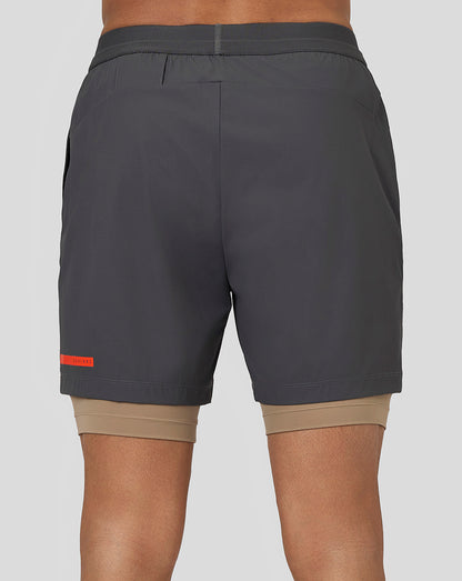 Men’s Flow 2-in-1 Shorts - Gunmetal